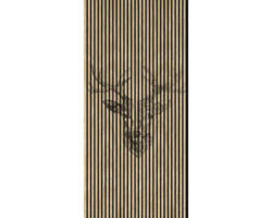 Akustikpaneel digital bedruckt Deer 1 19x1133x2400 mm Set = 2 Einzelpaneele