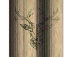 Akustikpaneel digital bedruckt Deer 1 19x2253x2400 mm Set = 4 Einzelpaneele