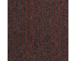 Teppichfliese Astra Str 420 grau-rot 50x50 cm