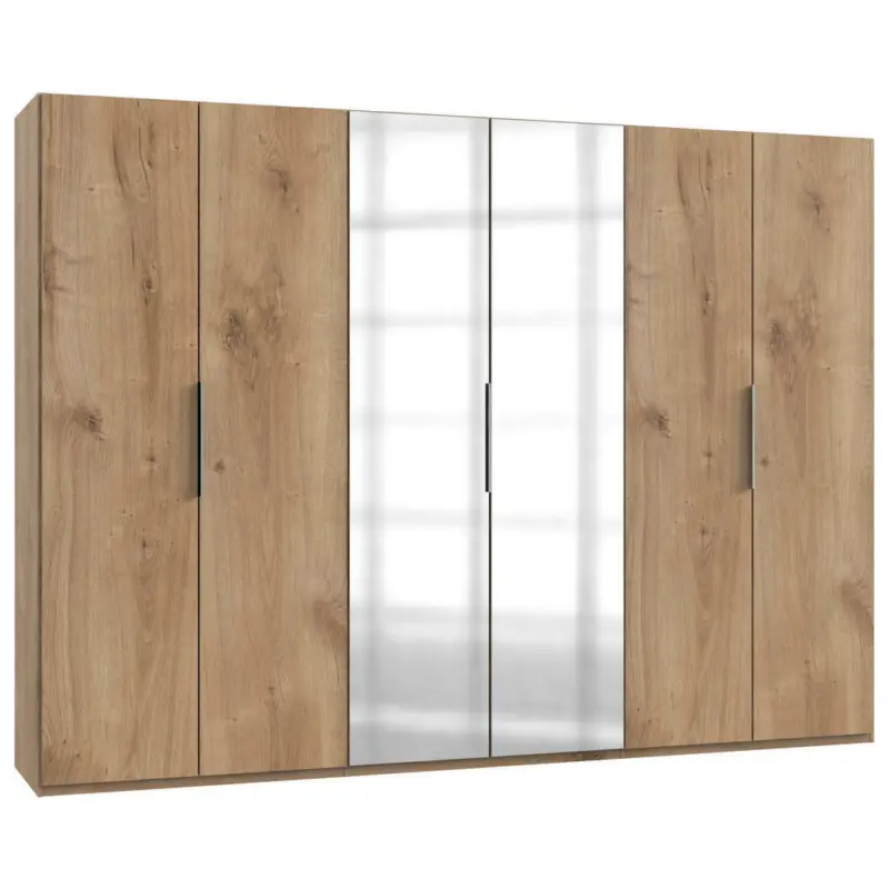 Drehtürenschrank in Eichefarben