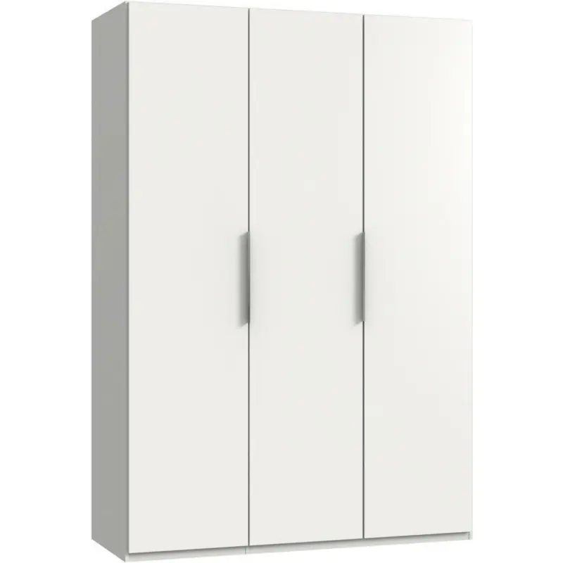 Drehtürenschrank in Weiß