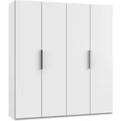 Dreht&uuml;renschrank in Wei&szlig;