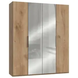 Drehtürenschrank in Eichefarben