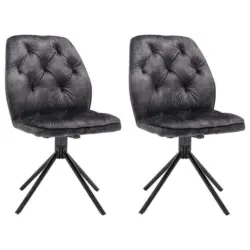 Stuhl-Set 2 St&uuml;ck in