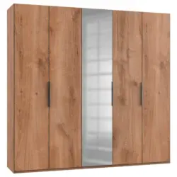 Drehtürenschrank in Eichefarben