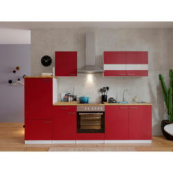 Küchenleerblock 270 cm in Rot