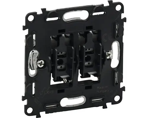 Wechselschalter Einsatz Legrand Valena Life unterputz grau (752008)