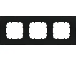 Rahmen Siemens Delta 3-fach unterputz schwarz (5TG1113-0SB)