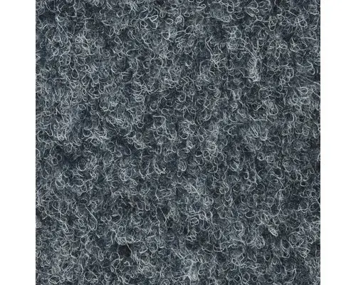 Teppichfliese Solid Vel 35 graublau 50x50 cm