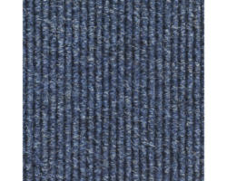 Teppichfliese Solid Rib 33 blau 50x50 cm