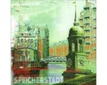 Hornbach Glasbild Hamburg XIV 20x20 cm