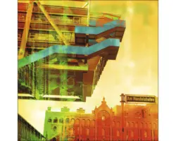 Glasbild Düsseldorf III 20x20 cm