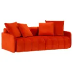 XXXLutz Lauterach - Ihr M&ouml;belhaus bei Bregenz Schlafsofa in Samt Orange