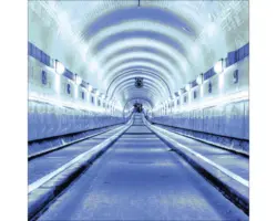 Glasbild Hamburg XVI 20x20 cm