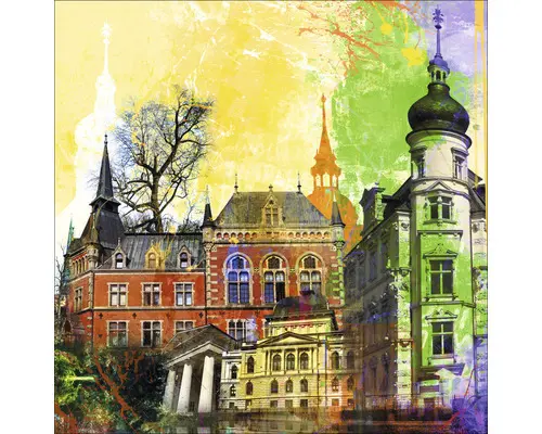 Glasbild Oldenburg IX 20x20 cm