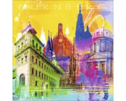 Glasbild Nürnberg VIII 50x50 cm