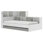 XXXLutz Lauterach - Ihr Möbelhaus bei Bregenz Stauraumbett 90/200 cm in Grau, Weiß