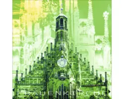 Glasbild Nürnberg III 50x50 cm