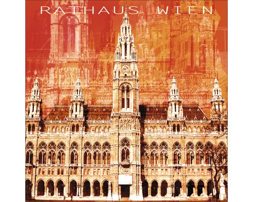 Glasbild Wien VI 20x20 cm