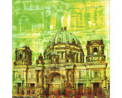 Glasbild Berlin IV 20x20 cm