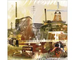 Glasbild Wiesmoor X 20x20 cm