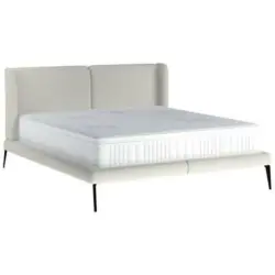 Polsterbett 180/200 cm in Weiß