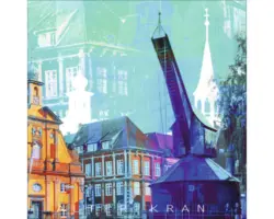 Glasbild Lüneburg VIII 30x30 cm