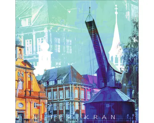 Glasbild Lüneburg VIII 30x30 cm