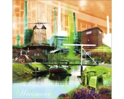 Glasbild Wiesmoor IX 20x20 cm