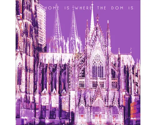 Glasbild Köln IV 50x50 cm