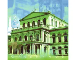 Glasbild Hannover V 20x20 cm