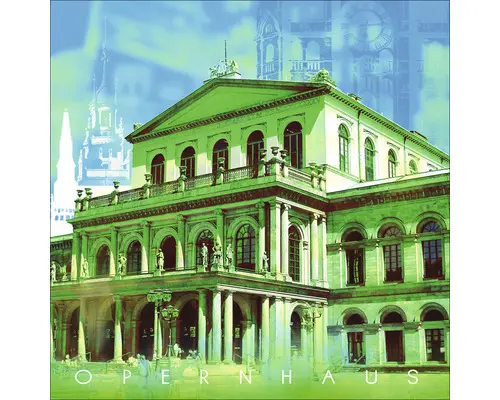 Glasbild Hannover V 20x20 cm