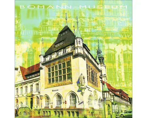 Glasbild Celle II 20x20 cm