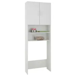 Waschmaschinenschrank in Weiß