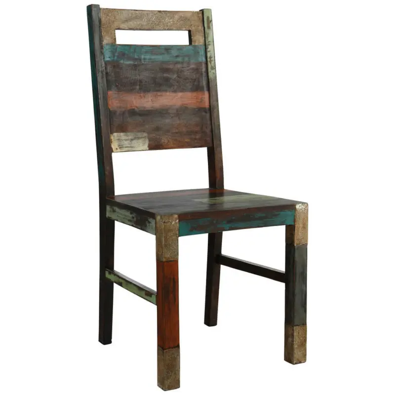 Stuhl in Holz Multicolor