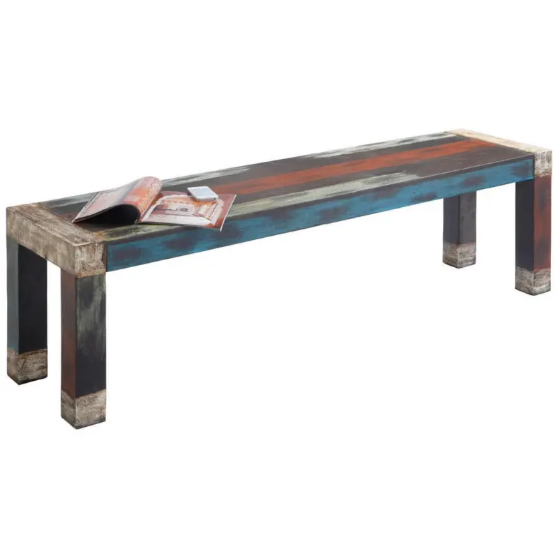 Sitzbank in Holz Multicolor