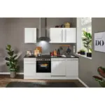 XXXLutz Lauterach - Ihr Möbelhaus bei Bregenz Küchenleerblock 220 cm in Weiß Hochglanz