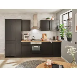 K&uuml;chenblock 310/211/60 cm in Schwarz