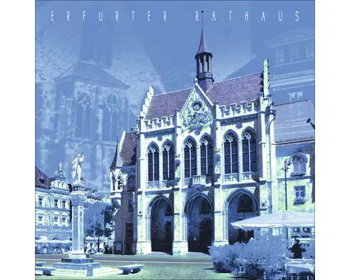 Glasbild Erfurt IV 20x20 cm