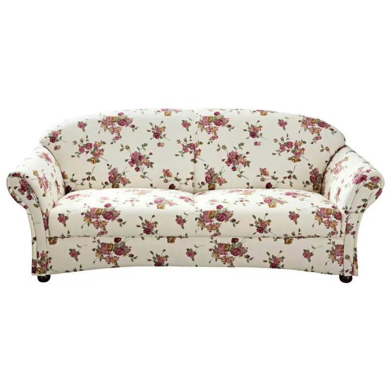 2,5-Sitzer in Flachgewebe Rot, Beige