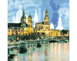 Glasbild Dresden IX 50x50 cm