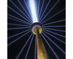 Glasbild Düsseldorf XI 50x50 cm