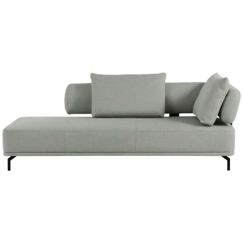 R&eacute;camiere in Flachgewebe Wei&szlig;, Hellgrau