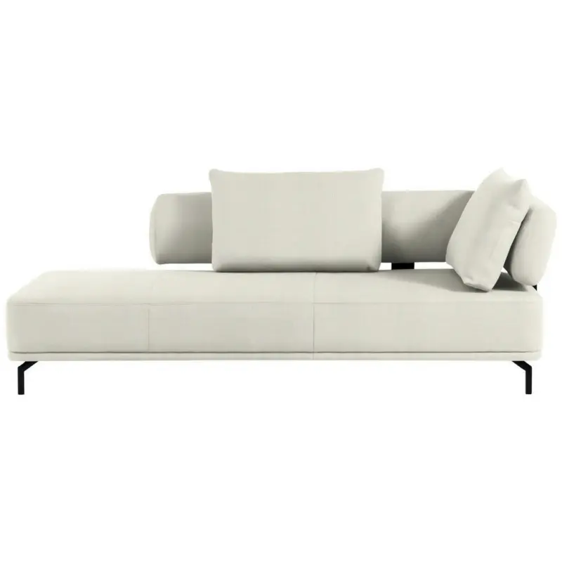 Récamiere in Flachgewebe Naturfarben