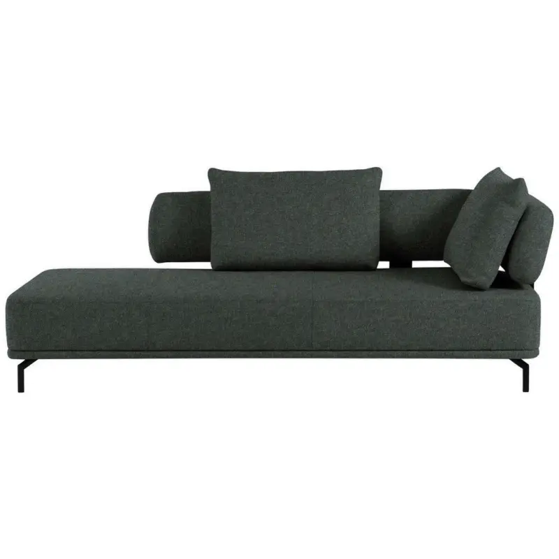 R&eacute;camiere in Flachgewebe Dunkelgrau