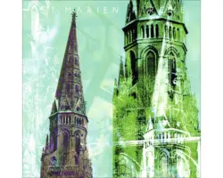 Glasbild Bochum IX 30x30 cm