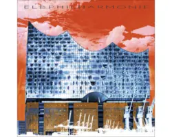 Glasbild Hamburg Elbphilharmonie I 20x20 cm