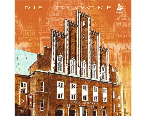 Glasbild Bremen IV 30x30 cm