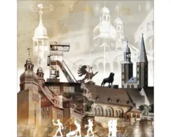 Glasbild Goslar I 20x20 cm
