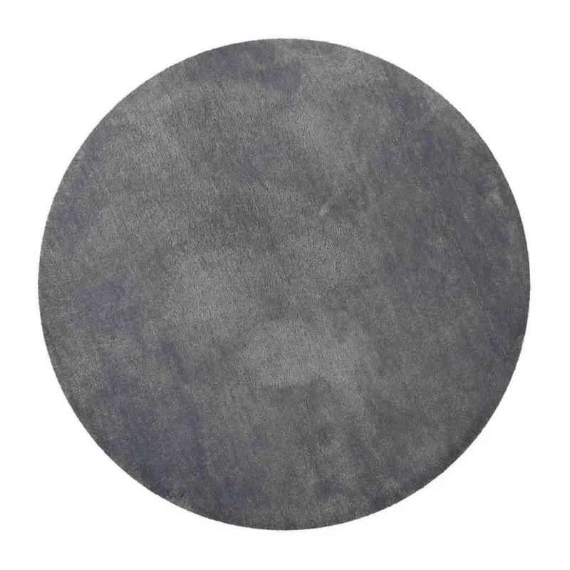 Badteppich 90 cm Grau